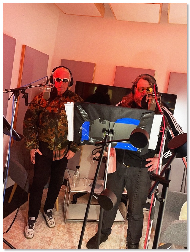 Foto von DJ Hell, Jonathan Meese / Foto von Ullrich - Buback PR